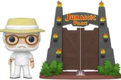 John Hammond avec le portail de Jurassic Park