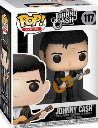 Johnny Cash joue de la guitare