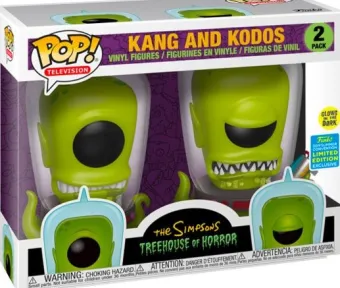 Kang & Kodos - Brillant dans le noir - 2 pack