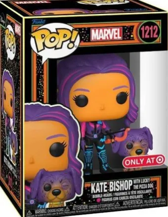 Kate Bishop with Lucky - Black Light