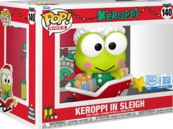 Keroppi dans son traîneau