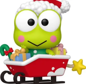 Keroppi dans son traîneau