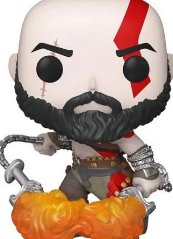 Kratos avec les lames du chaos - Brillant dans le noir