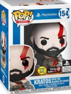 Kratos avec les lames du chaos - Brillant dans le noir