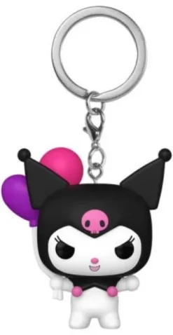 Kuromi (avec Ballons) - Porte-clés