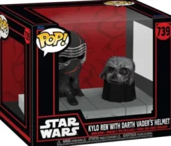 Kylo Ren avec casque de Dark Vador - Moment
