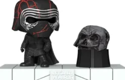Kylo Ren avec casque de Dark Vador - Moment