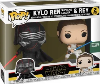 Kylo Ren (Supreme Leader) & Rey - 2 pack