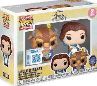 La Belle & La Bête - Porte-clés - 2 pack