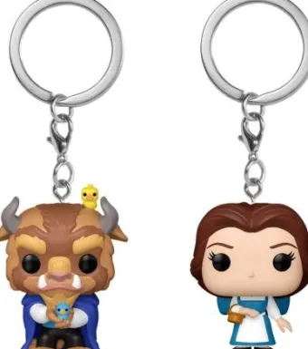 La Belle & La Bête - Porte-clés - 2 pack