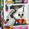 Lapin blanc avec montre
