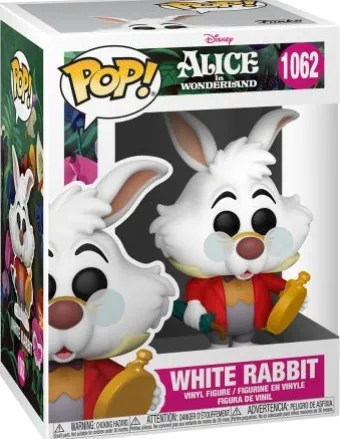 Lapin blanc avec montre