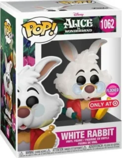 Lapin blanc avec montre - Flocked