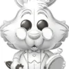 Lapin Blanc - Esquisse