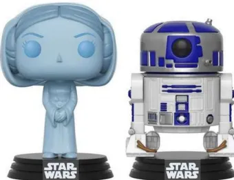 Leia & R2-D2 - 2 Pack - Brillant dans le noir