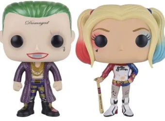 Le Joker & Harley Quinn - Métallique - 2 pack
