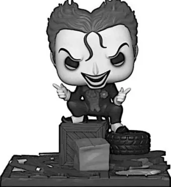 Le Joker silence Noir et Blanc Jim Lee