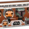 Le Mandalorien avec Grogu / Ahsoka / Boba Fett / Fennec Shand - Pack