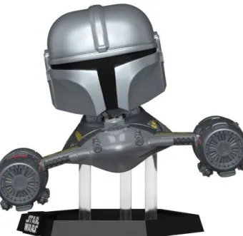 Le Mandalorien dans le Chasseur N-1 (avec R5-D4)