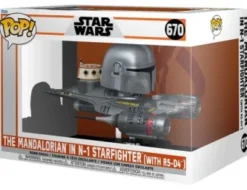 Le Mandalorien dans le Chasseur N-1 (avec R5-D4)