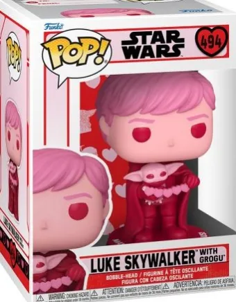 Luke Skywalker avec Grogu - Saint-Valentin