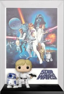 Luke Skywalker avec R2-D2 - Movie Poster