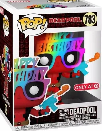 Lunettes d'anniversaire Deadpool