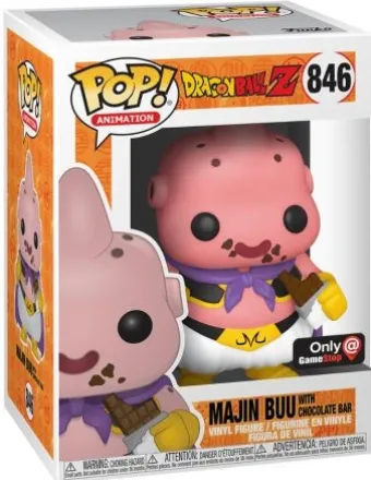 Majin Boo avec tablette de chocolat