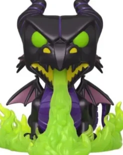 Maléfique en Dragon - Métallique, 15 cm & Brillant dans le noir