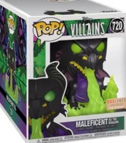 Maléfique en Dragon - Métallique, 15 cm & Brillant dans le noir