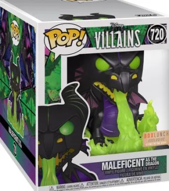 Maléfique en Dragon - Métallique, 15 cm & Brillant dans le noir