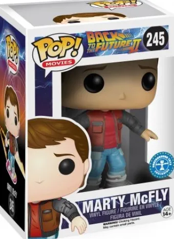 Marty McFly avec hoverboard