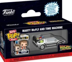 Marty McFly et la DeLorean - Bitty Pop