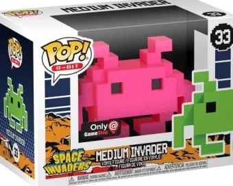Medium Invader Rose - 8-bit