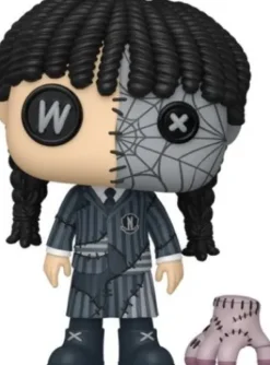 Mercredi Addams avec la Chose (Patchwork)