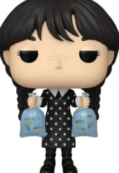 Mercredi Addams avec Piranha