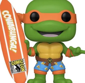Michelangelo avec Planche de Surf