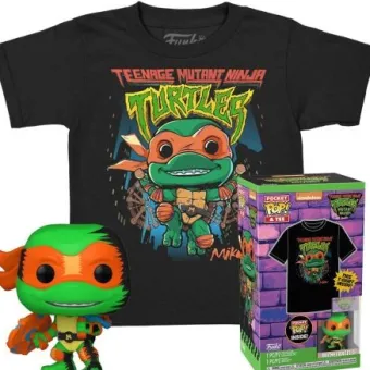 Michelangelo (Black Light) - T-Shirt
