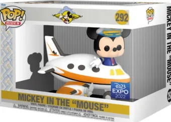 Mickey dans l'avion