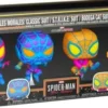 Miles Morales : Classic Suit / STRIKE Suit / Bodega Cat Suit / TRACK Suit - Black Light - 4 Pack