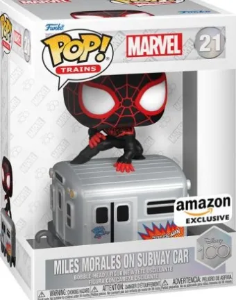 Miles Morales sur un Wagon de Métro
