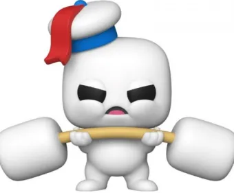 Mini bibendum avec des poids