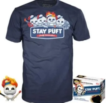 Mini bibendum en feu - Glow in the Dark - T-Shirt