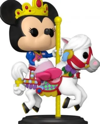 Minnie sur manège cheval