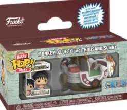Monkey D. Luffy et Thousand Sunny - Bitty Pop