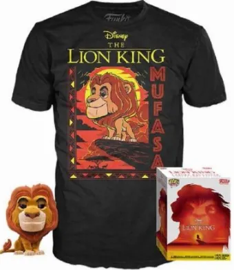 Mufasa - Flocked - T-Shirt