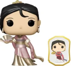 Mulan - Métallique sticker doré