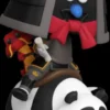 Mushu Chevauchant un Panda - 15 cm