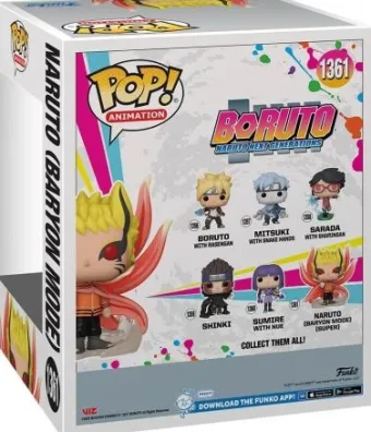 Naruto (Mode Baryon) Glow in the Dark - 15 cm