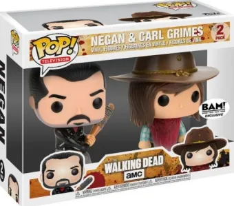 Negan & Carl Grimes - 2 Pack